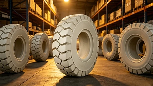 Why Do Forklifts Use Solid Tires?