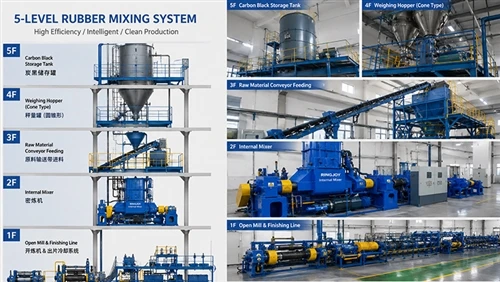 5-Level Intelligent Rubber Mixing System: Forging Superior Quality Forklift S...