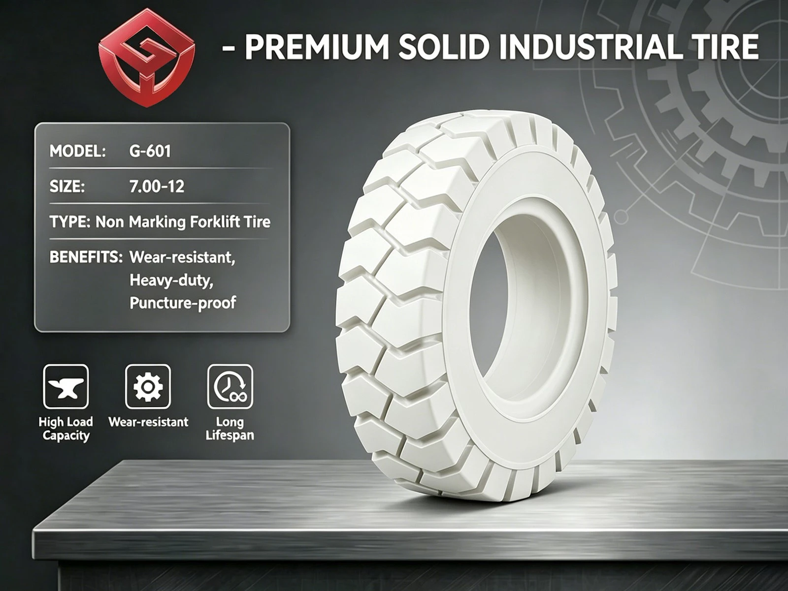Non Marking Solid Rubber Tires Non Marking Solid Rubber Tires