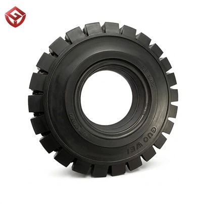 Cushion Tire forklift On Gravel